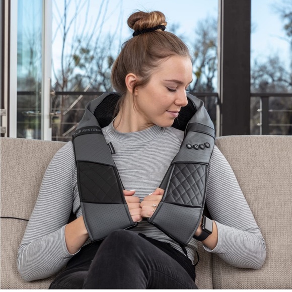 Resteck Other - RESTECK Massager for Neck, Back, Shoulder’s with Heat Shiatsu with Travel Bag